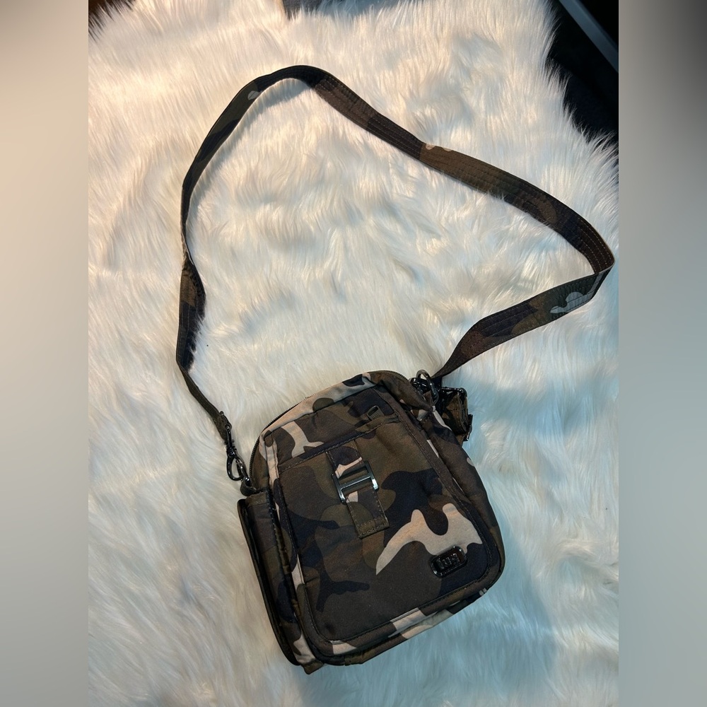 LUG Infinity Can Can Collection Camo Crossbody/Messenger Bag